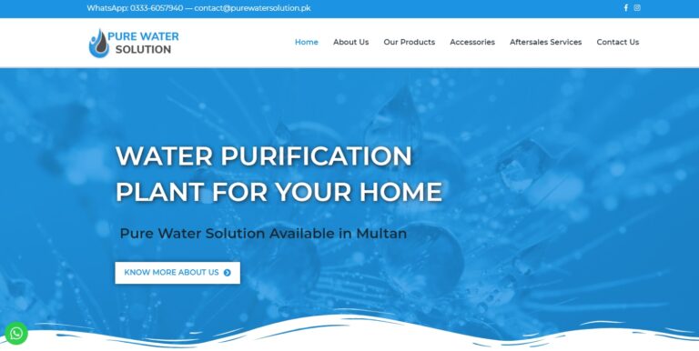 Pure-Water-Solution-Water Purification and Filtration-Products and Services